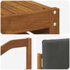 vidaXL Outdoor-Sofagarnitur mit Kissen 6 pcs Natur und Anthrazit