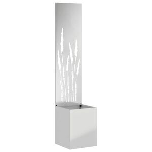 vidaXL Garten Sichtschutz-Leinwand Silber 32 x 32 x 150 cm