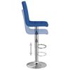 vidaXL Barhocker Blau Stoff