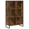 vidaXL B&uuml;cherregal 99,5 x 30 x 108,5 cm Holzwerkstoff Raucharbe