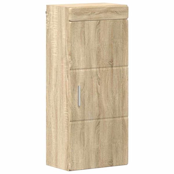 vidaXL Badezimmer-Wandschrank TULUM Sonoma-Eiche 37 x 24,5 x 86 cm