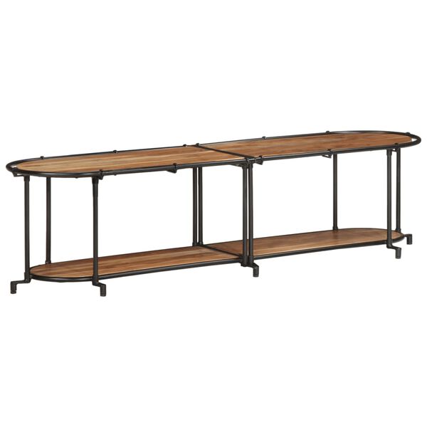 vidaXL TV-Regal 160x42x40 cm Massivholz Akazie