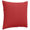 vidaXL Sofakissen 2 pcs Rot 45 x 45 cm Stoff
