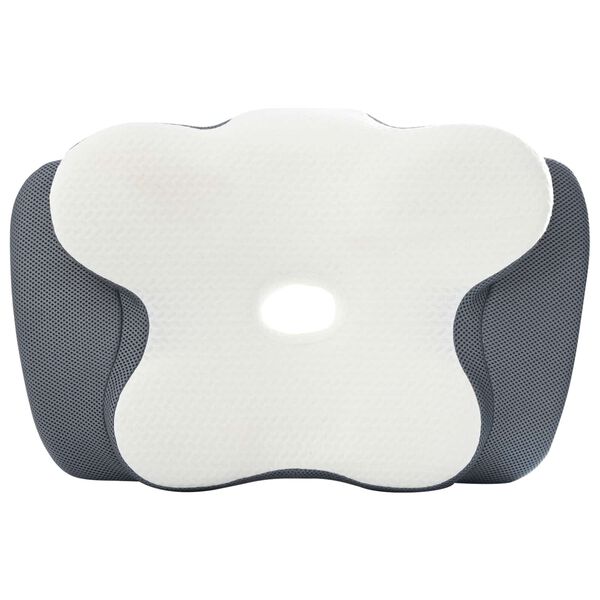 vidaXL Kopfkissen mit Kissen Wei&szlig; 60 x 37 x 13 cm Polyester