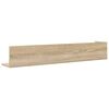 vidaXL Wandregale 2 Stk. Sonoma-Eiche 100x16,5x16,5 cm Holzwerkstoff