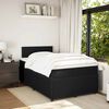 vidaXL Boxspringbett mit Matratze Schwarz 120x200 cm Samt
