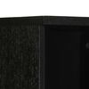 vidaXL Badschrank Schwarz 38x33x160 cm Massivholz Mango