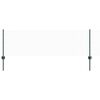 vidaXL Sechseckzaun mit Pfosten 100 x 0,6 m PVC-beschichteter Stahl
