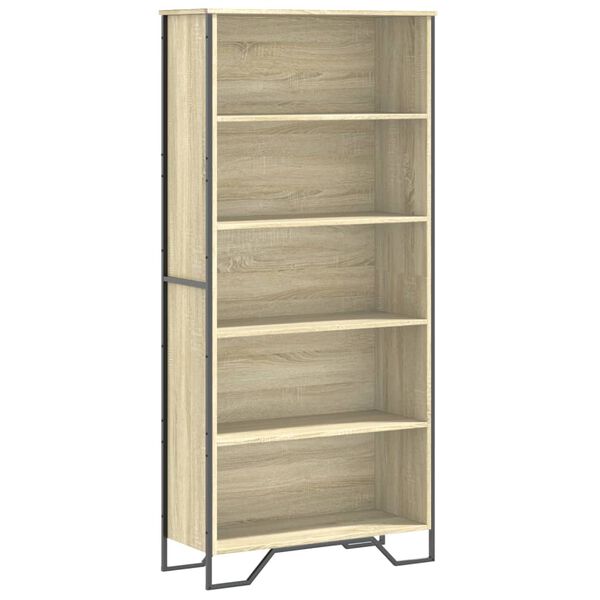 vidaXL Bücherregal Sonoma-Eiche 80x31x169 cm Holzwerkstoff