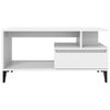 vidaXL Couchtisch Weiß 90x49x45 cm Holzwerkstoff