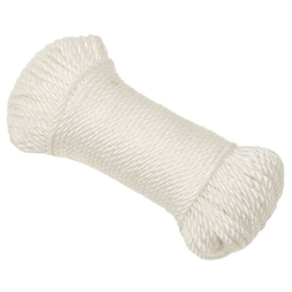 vidaXL Arbeitsseil Weiß 6 mm 100 m Polypropylen