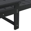 vidaXL Sonnenliege Schwarz 195,5 x 53 x 98,5 cm HDPE