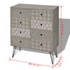 vidaXL Sideboard 8 Schubladen Grau