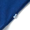 Kinder-Kurzarmshirt Dunkelblau 92