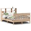 vidaXL Massivholzbett ohne Matratze 140x200 cm Kiefernholz