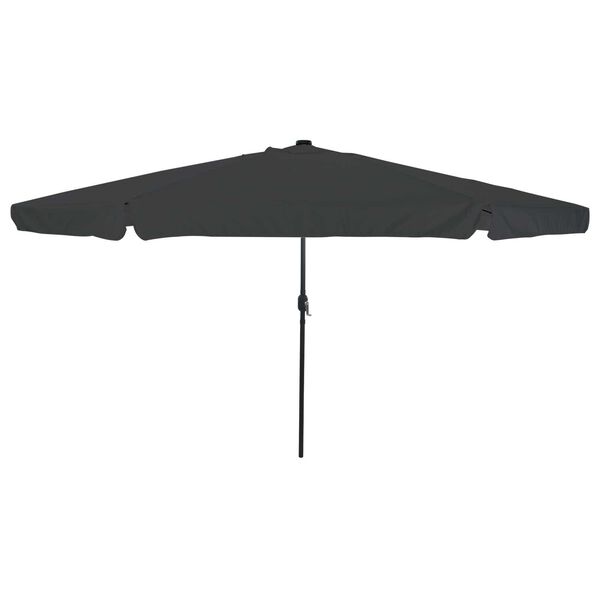 vidaXL Gartenparasol Anthrazit und Schwarz 395 x 395 x 245 cm