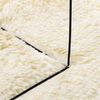 vidaXL Teppich Shaggy Hochflor NAVARRA Creme 240x340 cm Polyester