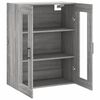 vidaXL Wandschrank Grau Sonoma 69,5x34x90 cm