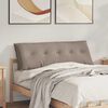 vidaXL R&uuml;ckenkissen Taupe 140 x 50 cm Mikrofaserstoff
