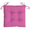 vidaXL Stuhlkissen 4 Stk. Rosa 50x50x7 cm Oxford-Gewebe