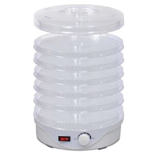vidaXL D&ouml;rrger&auml;t Rund 250 W 6 Ablagen