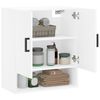 vidaXL Wandschrank Weiß 60x31x70 cm Holzwerkstoff