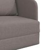 vidaXL Schlafsofa 60cm Taupe Stoff