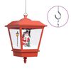 vidaXL Weihnachts-H&auml;ngelampe LED-Licht und Weihnachtsmann Rot 27&times;27&times;45