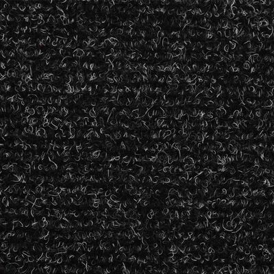 vidaXL Selbstklebende Treppenmatten 5 Stk. Dunkelgrau 56x17x3 cm