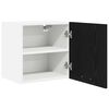 vidaXL H&auml;ngeschrank 2 pcs Schwarze Eiche und Wei&szlig; 40 x 31 x 40 cm