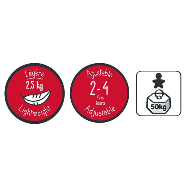 Smoby Laufrad Rookie Rot