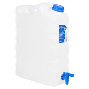 vidaXL Wasserbeh&auml;lter mit Hahn Transparent 20 L Kunststoff