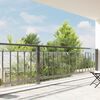 vidaXL Transparente Plane mit &Ouml;sen 1x8 m PVC
