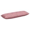 vidaXL R&uuml;cken Kissen Rosa 140 x 50 cm Cordstoff
