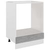 vidaXL Herdumbauschrank Lyon Betongrau 60x46x81,5 cm Holzwerkstoff