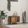 vidaXL Flurbank mit Kissen mit Speicher Altholz 60 x 38 x 46 cm