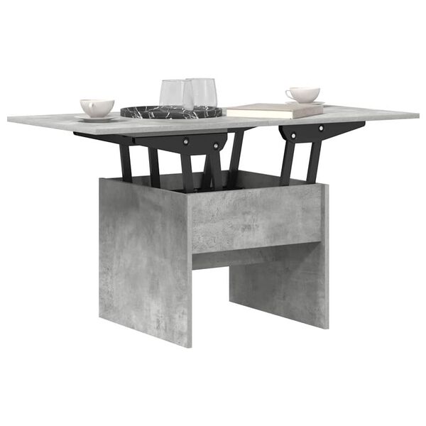 vidaXL Couchtisch Beton Grau 55 x 54,5 x 45 cm Holzwerkstoff