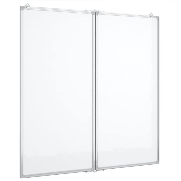 vidaXL Magnetisches Whiteboard Klappbar 80x80x1,7 cm Aluminium
