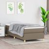vidaXL Boxspringbettgestell Taupe 100x200 cm Stoff