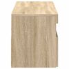 vidaXL TV-Schränke LED-Leuchten 2 Stk. Sonoma-Eiche 60x35x40 cm