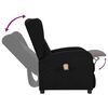vidaXL Massagesessel mit Aufstehhilfe Schwarz Stoff