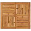 vidaXL Gartentisch 85x85x75 cm Massivholz Akazie