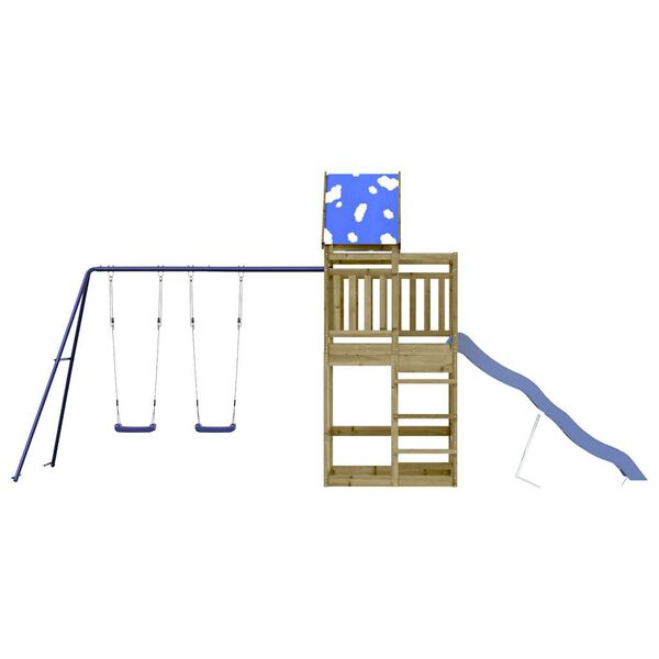 vidaXL Spielturm Impr&auml;gniertes Kiefernholz