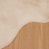 vidaXL Kunstfell Hasen Teppich Olite Taupe 80 x 120 cm Polyester