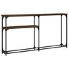 vidaXL Konsolentisch Braun Eichen-Optik 145x22,5x75 cm Holzwerkstoff