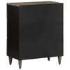 vidaXL Sideboard Hellgrau 60x33,5x75 cm Massivholz Mango