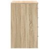 vidaXL Garagen-Aufbewahrungsschrank Sonoma-Eiche Massivholz Kiefer
