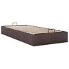 vidaXL Ottoman-Bett ohne Matratze Dunkelbraun 100x200 cm Stoff