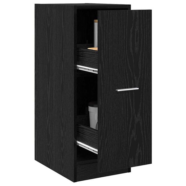 vidaXL Apothekerschrank Schwarze Eiche 30 x 41 x 77,5 cm Holzwerkstoff