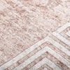 vidaXL Teppich Waschbar 80x300 cm Beige Rutschfest